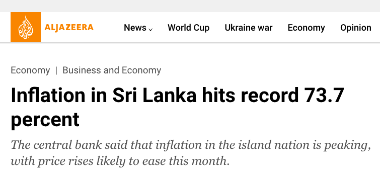 Hard Time for Sri Lankans