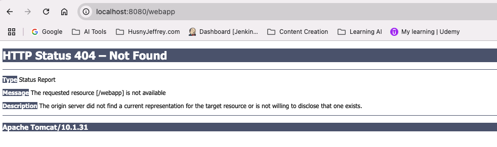Project's target directory