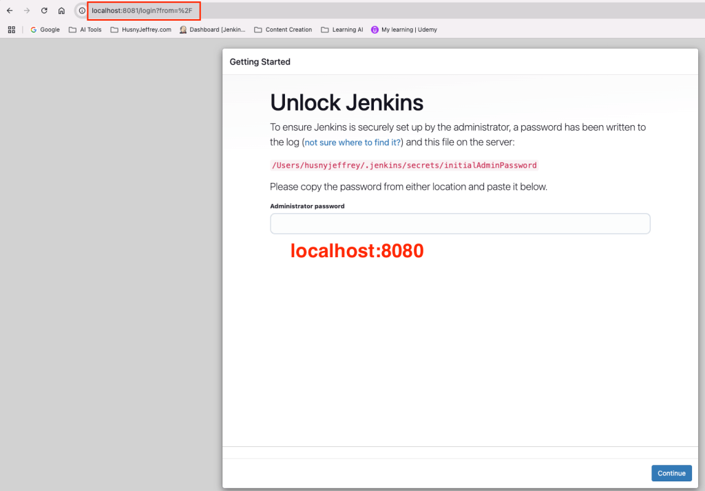 Access Jenkins