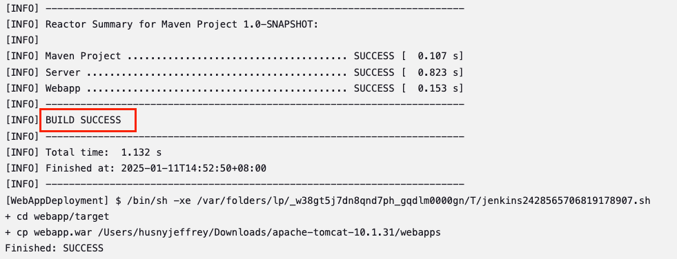 Step 06: Verify the build status
