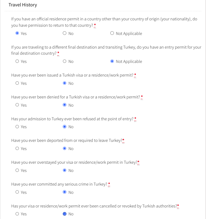 Step 04: Travel Infomation (2)