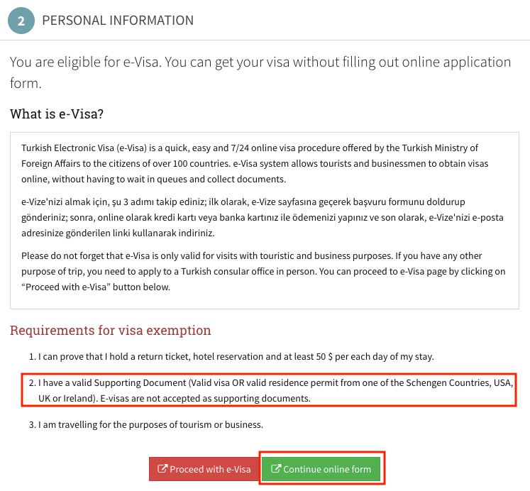 Step 02: Personal Information