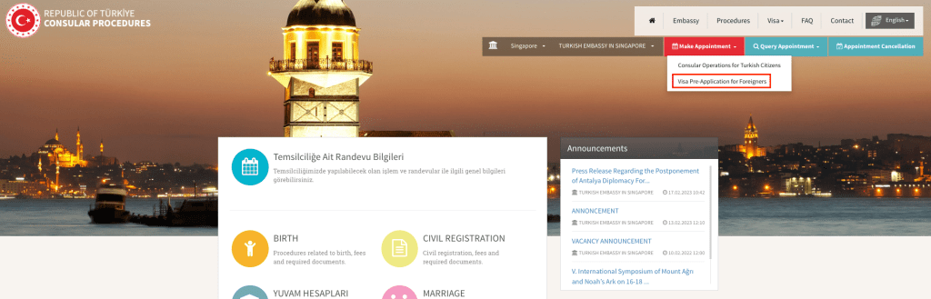 Step 01: Nationality & Visa Details